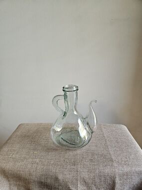 Hand-Blown Glass Cruet
